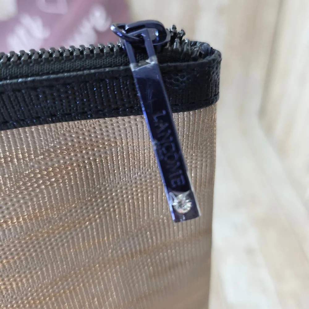 Lancome Gold Cosmetic Bag medium